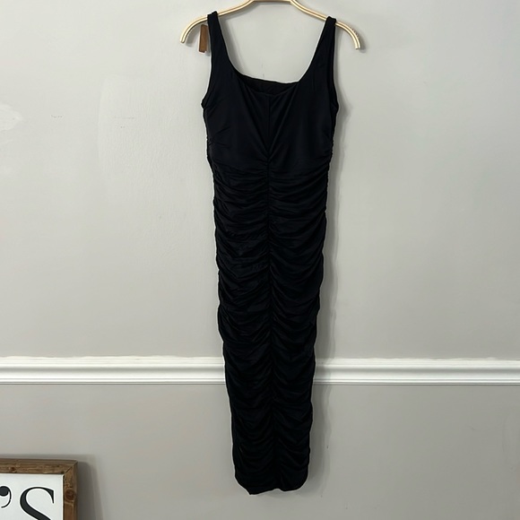 NEW SHAPELLX Tank Ruched Shaping Dress Size:L - Picture 3 of 6